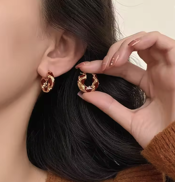 Sculpted Hoop Earrings