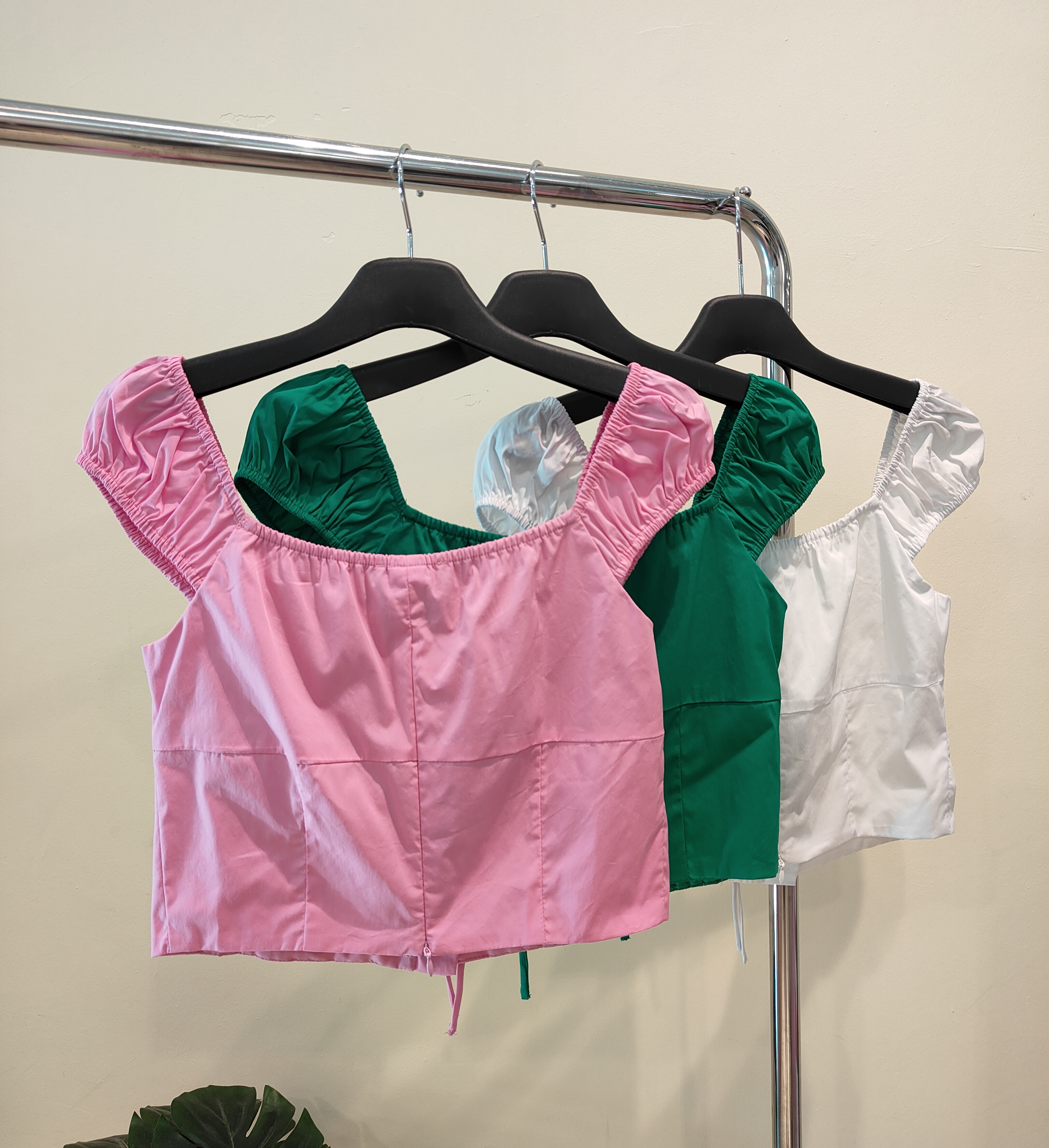 方领短版上衣 2609