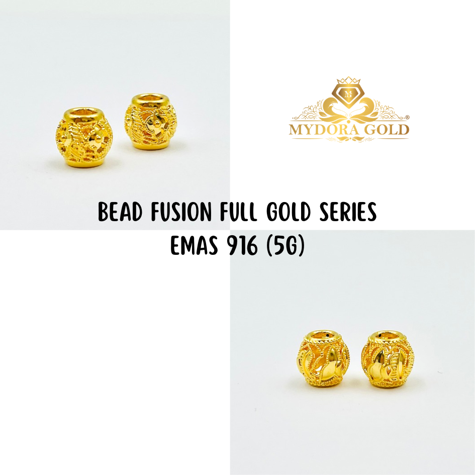 MYDORA Bead Fusion Full Gold Series (5G) I EMAS 916/22K
