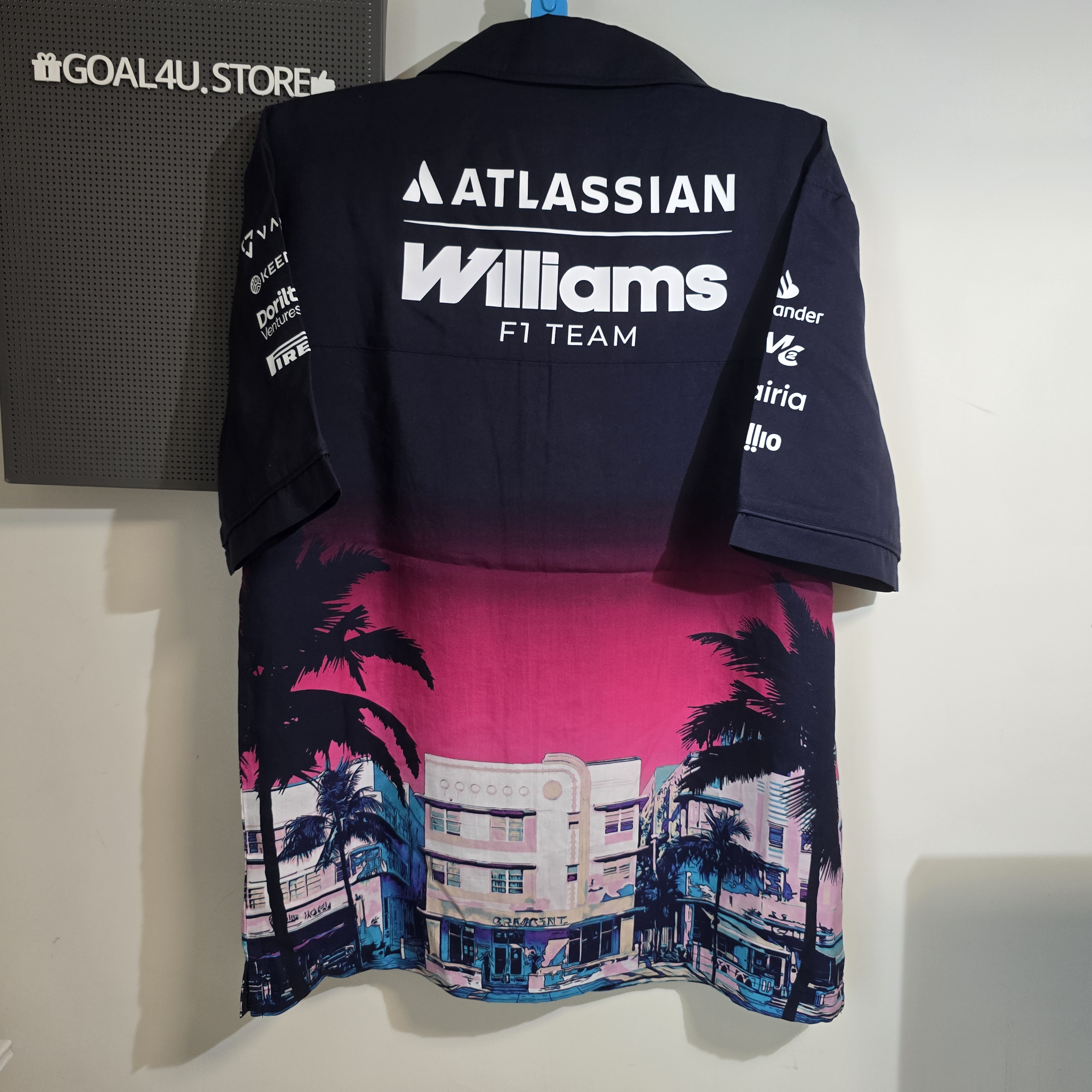 F1 Williams 威廉士車隊 2026 Miami GP 航海風襯衫 60941841