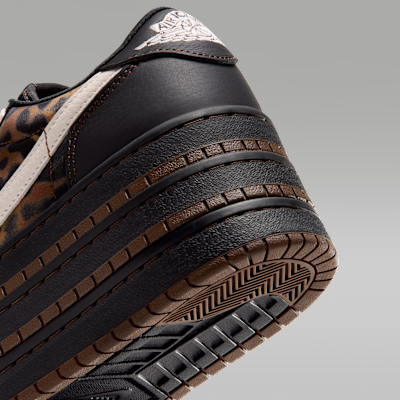 Air Jordan 1 Brooklyn Low 狂野豹紋多層超厚底運動鞋［Leopard］