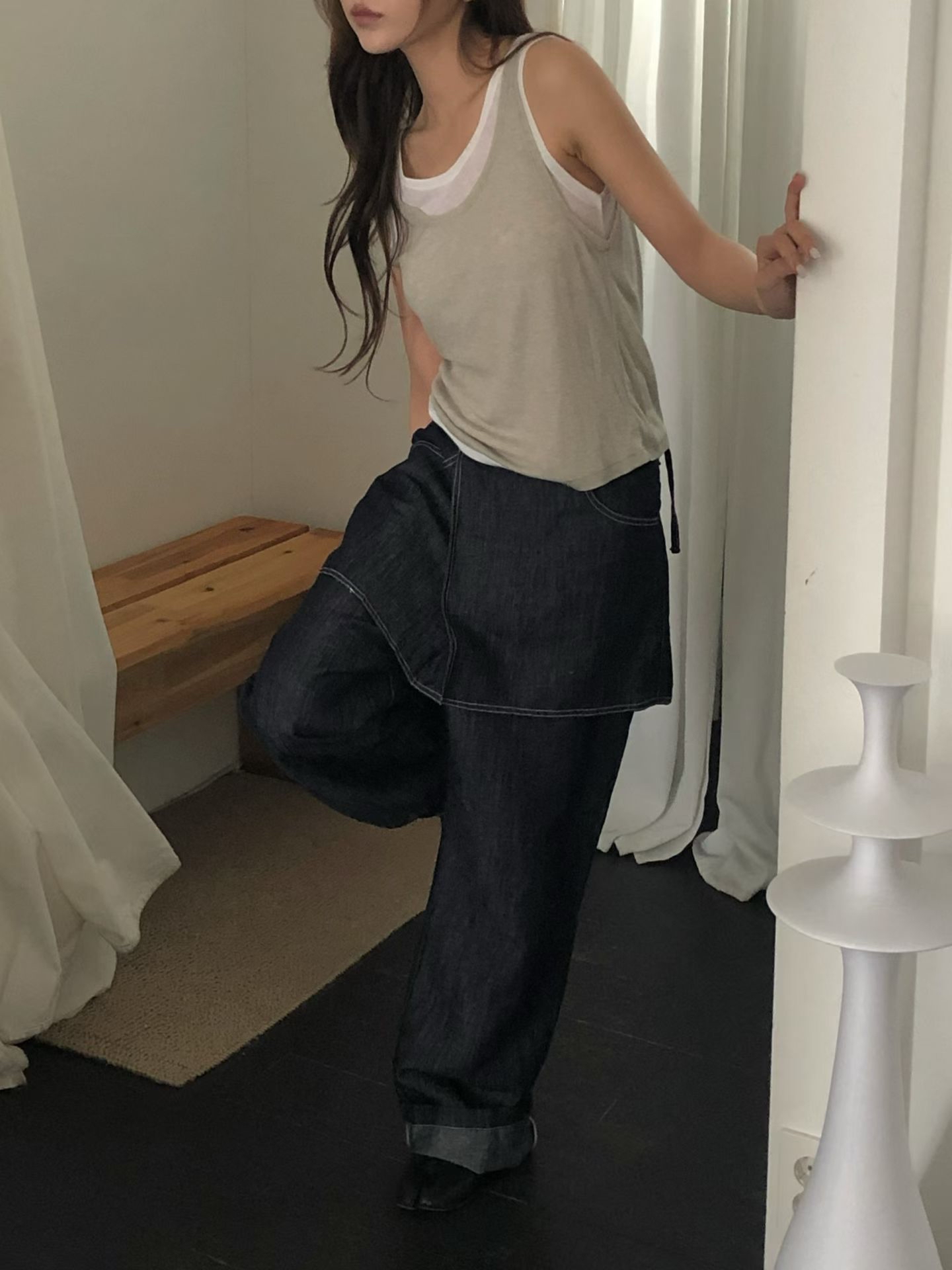 東大門女裝 | 2Layer Sleeveless 