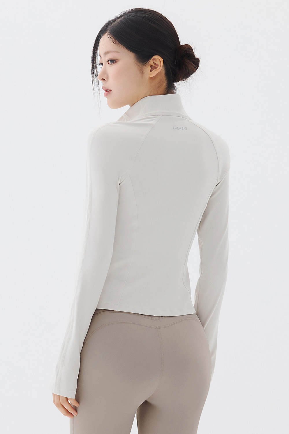 預購_Slim Half-Neck Softie Zip up