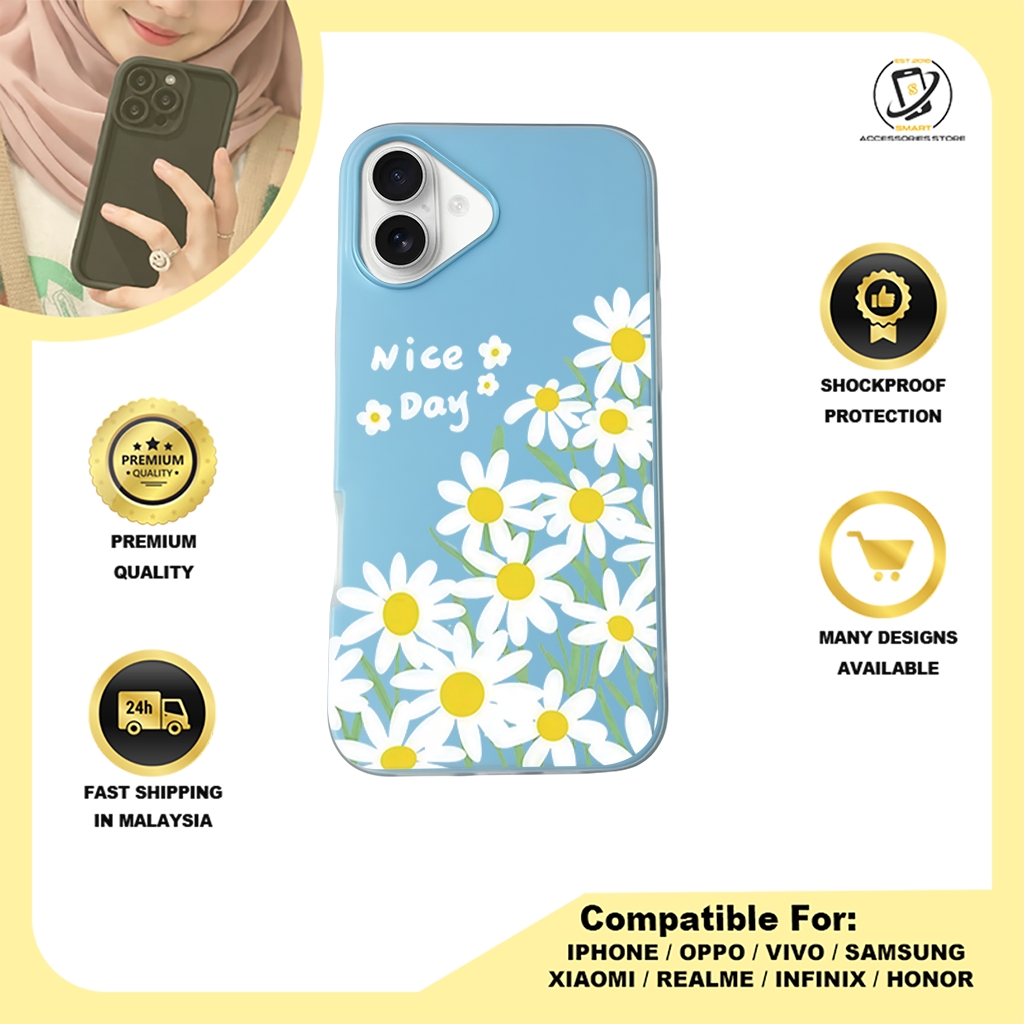 JELLY CASE PHONE FOR IPHONE - DESIGN FLOWER N