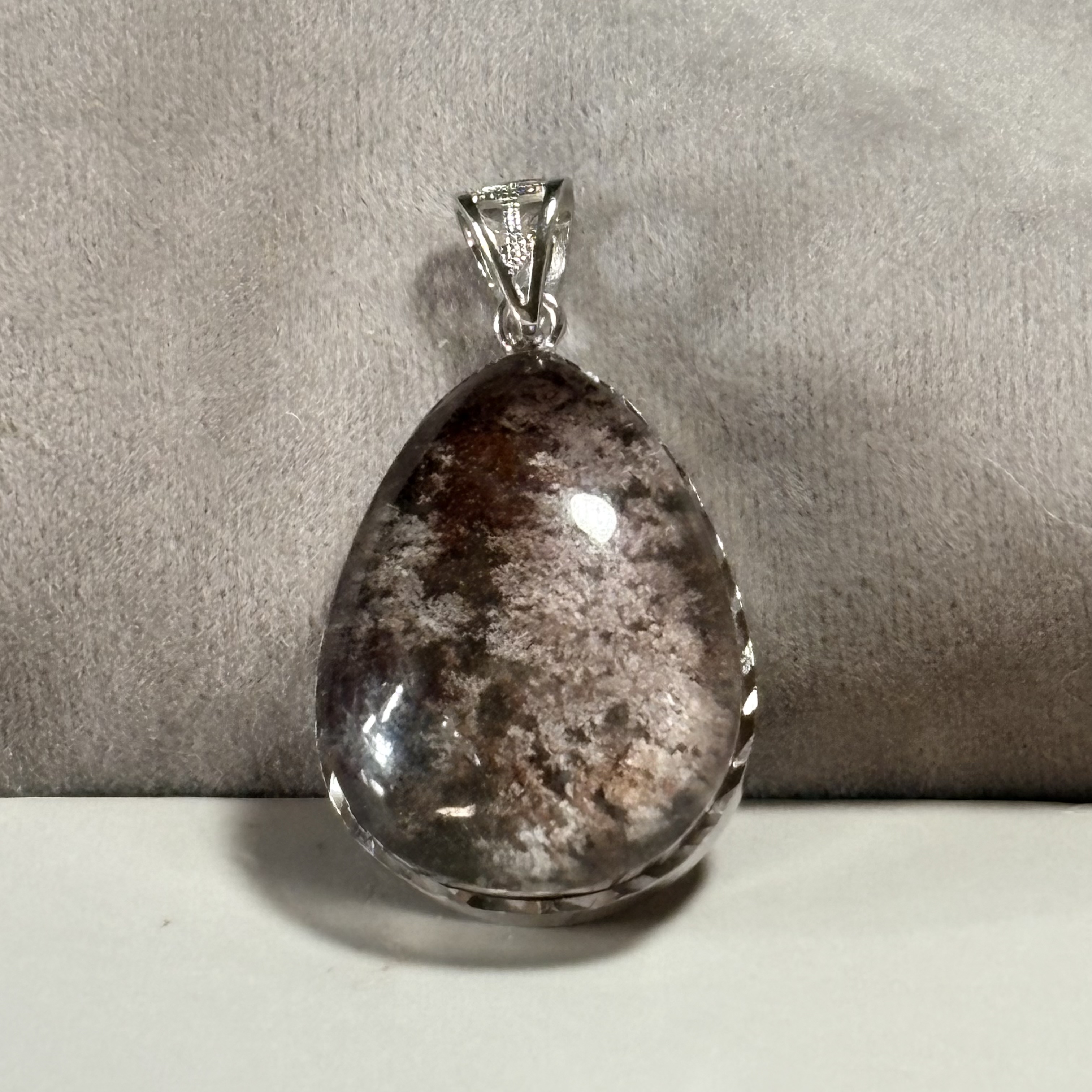 紅幽靈包銀邊吊墜｜規格：重約7.85g 附送証書No.19-586
