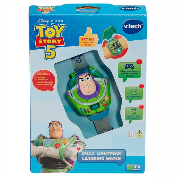 VTech Toy Story 5 巴斯光年學習手錶Buzz Lightyear Learning Watch 巴斯光年互動學習手錶｜Disney Pixar Toystory巴斯光年英文學習電子手錶