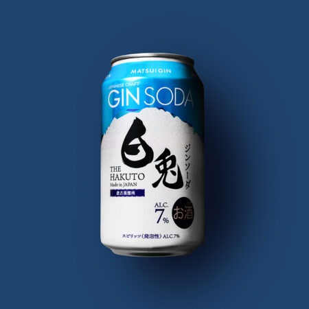 松井酒造 - 白兔 GIN SODA   Matsui Gin The Hakuto Gin Soda (1 x 24 x 350ml)
