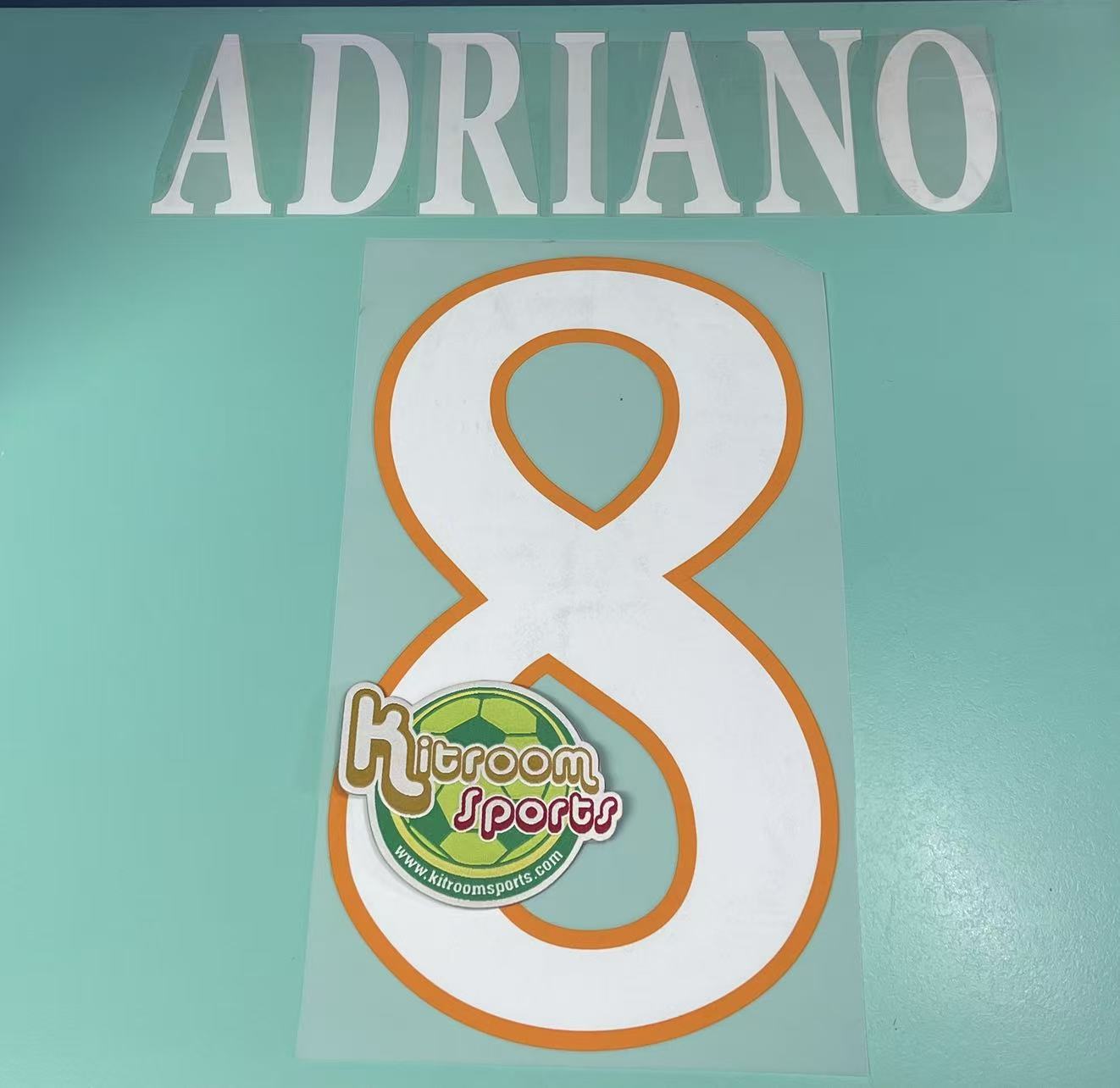 2010-11 Roma Home Nameset #8 ADRIANO