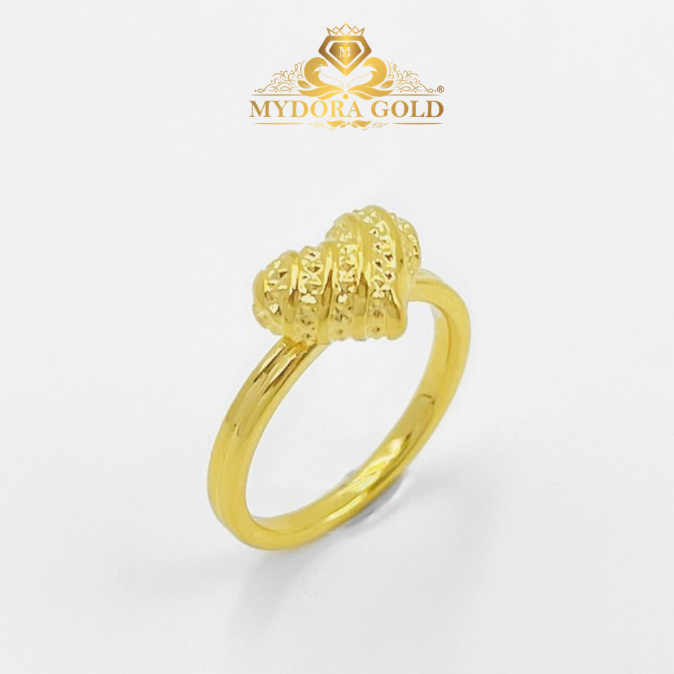 MYDORA Cincin Mini Puffed Love (5G) l EMAS 916/22K