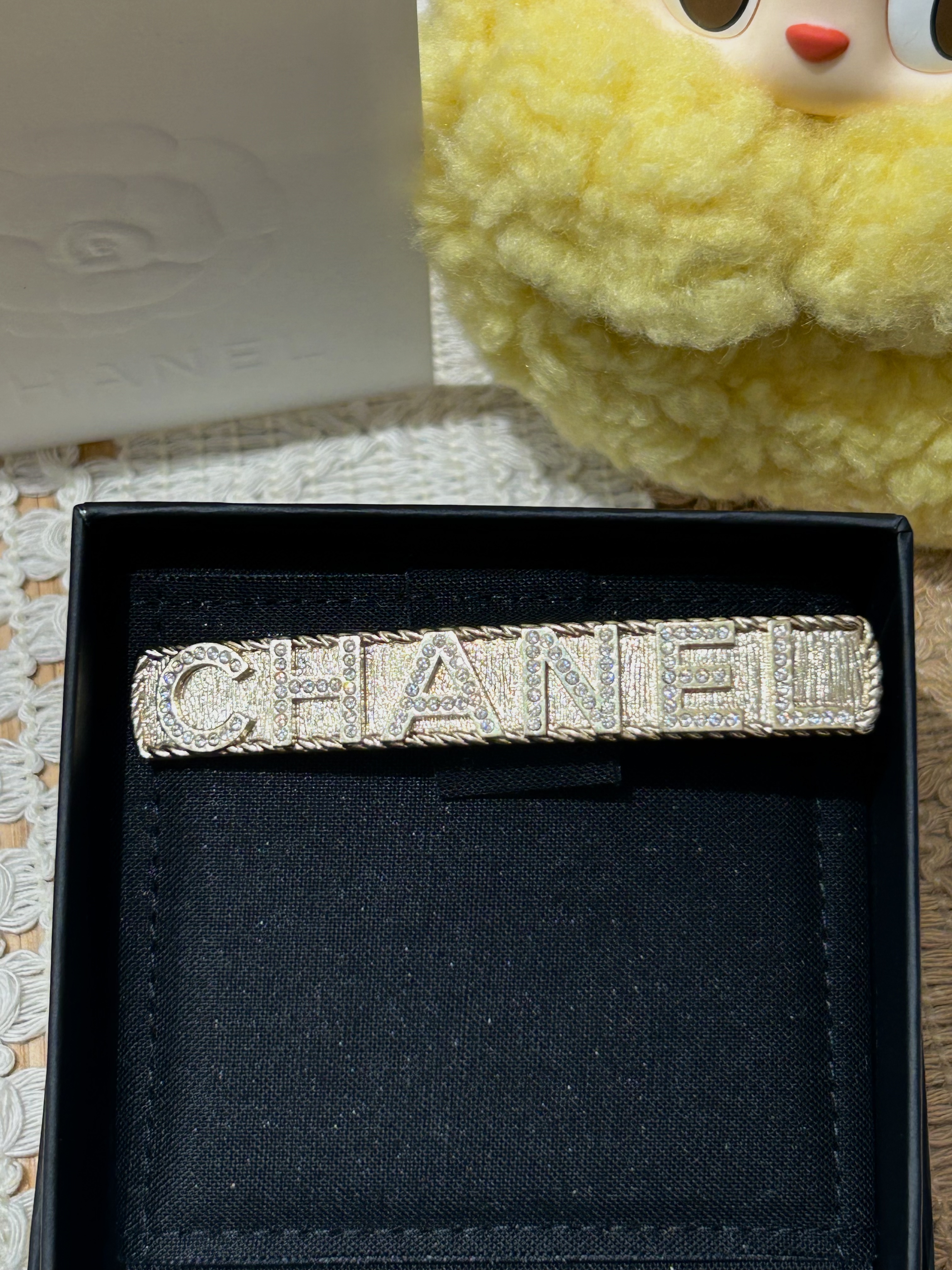 Chanel Barrette 髮夾 AB7519 100%Authentic, 95%New ✅專門店收據✅Dust bag✅Box