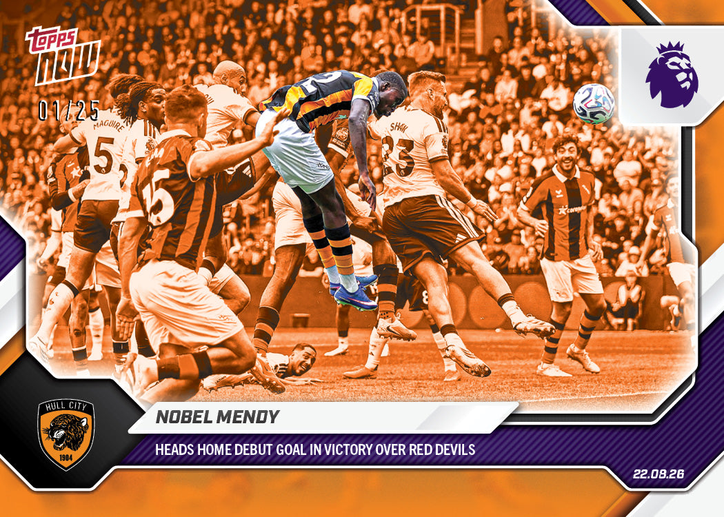 Nobel Mendy - 2026/27 Premier League Topps NOW® #5 回歸英超入球【團購】