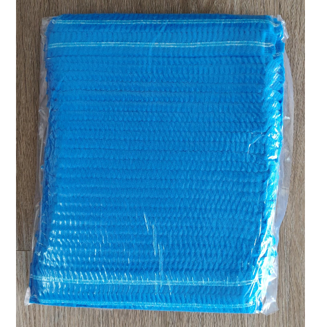 24" & 21" long Double Elastic String Disposable Hair net / Mop Cap / hair cap non-woven 100pcs per packet