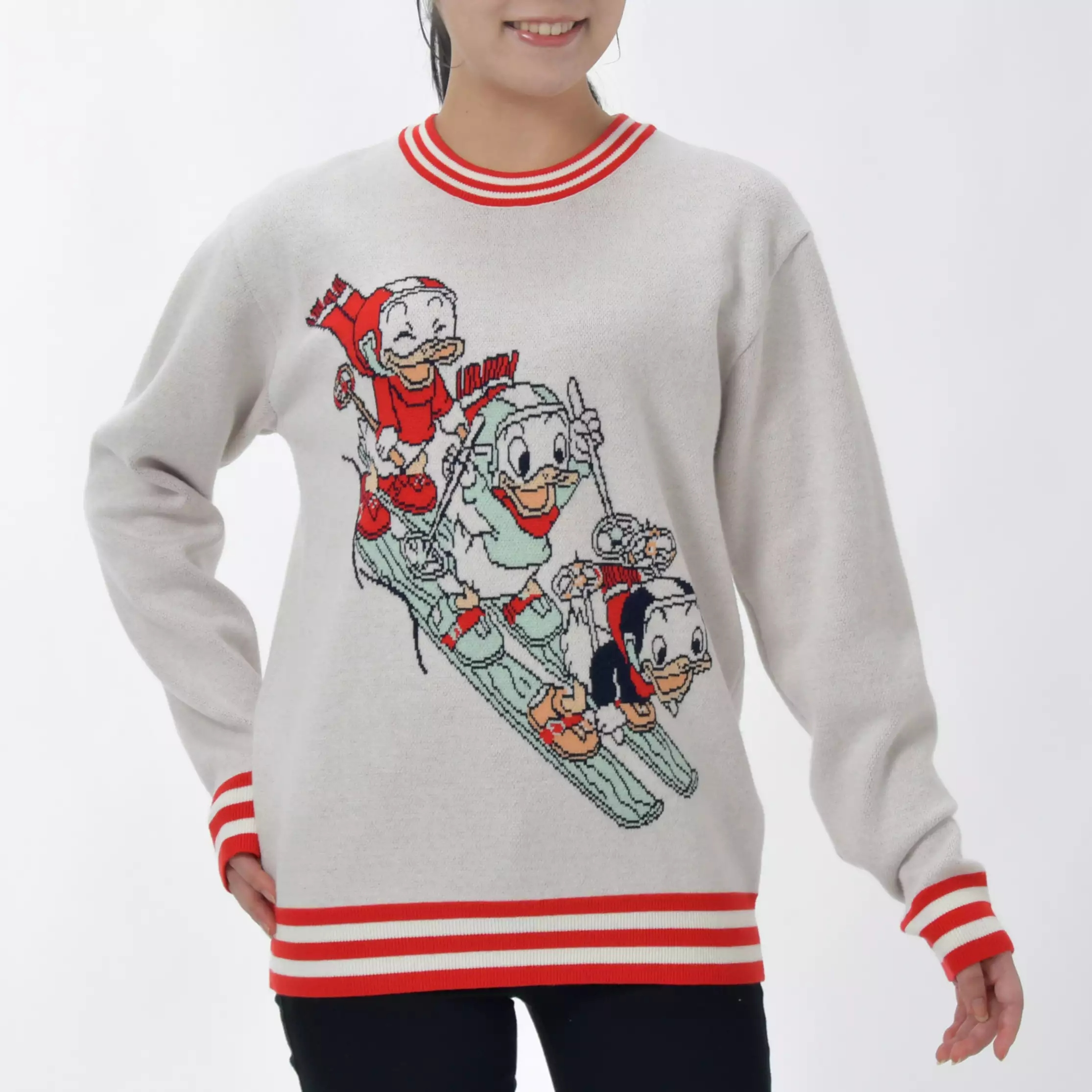🌸 【預訂】Huey, Dewey, and Louie 長袖衛衣 - DISNEY CHRISTMAS 2026