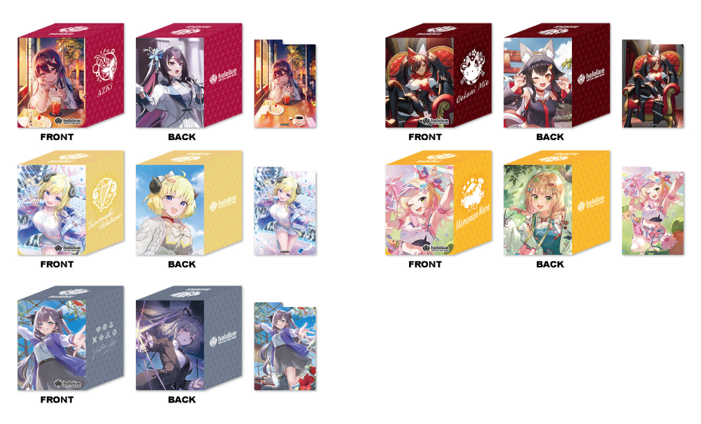 hololive OFFICIAL CARD GAME 卡盒 AZKi/大神ミオ/角巻わため/桃鈴ねね/ベスティア・ゼータ