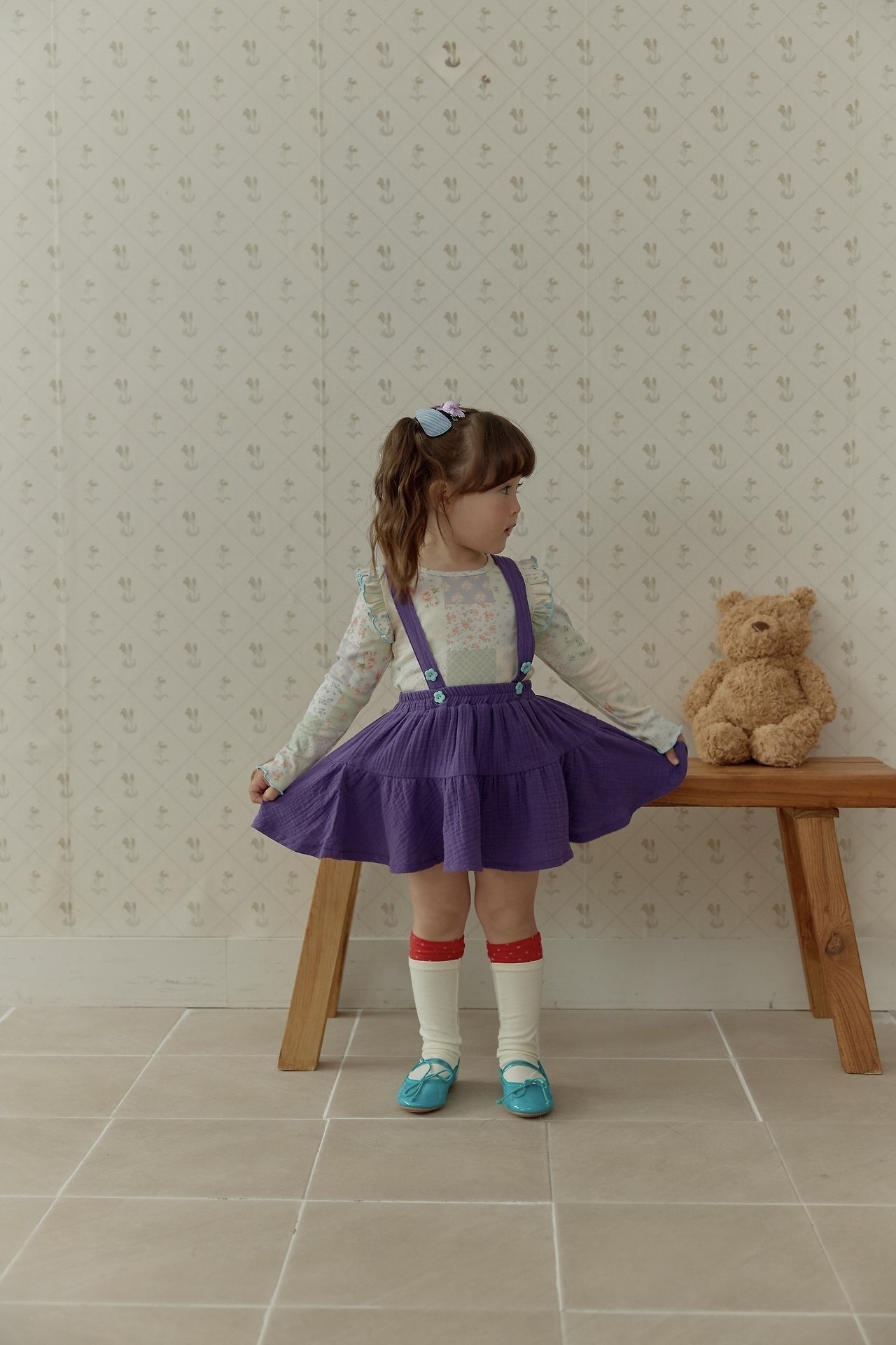 Girls | Harmony Suspender Skirt