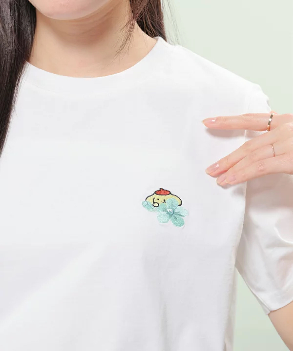 日本預訂📍日本Sanrio色彩花花圖案短袖Tee