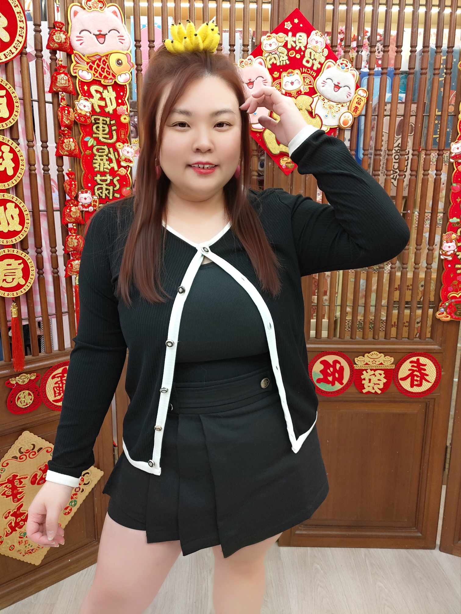 NBC11 TW#3772 气质小香风开衫外套