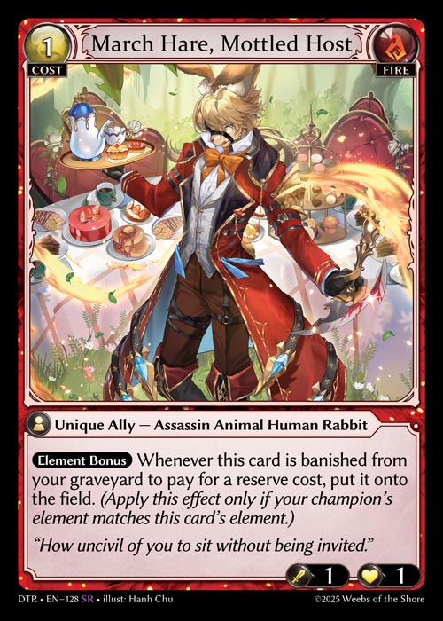 March Hare, Mottled Host / DTR-128 (SR)