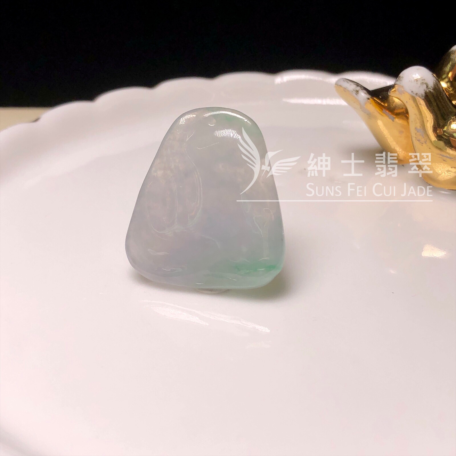 YK00107 金絲翡翠福鹿雙全