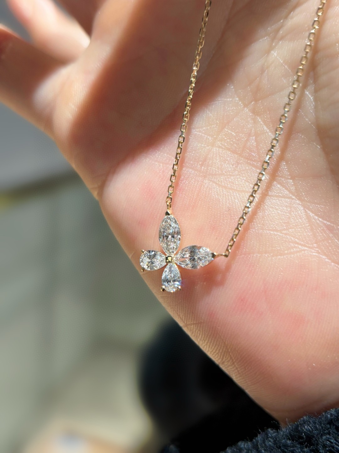 18K Lab Diamond Necklace