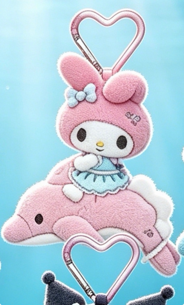 [7月尾到貨]Sanrio 7月新款海豚公仔掛件系列