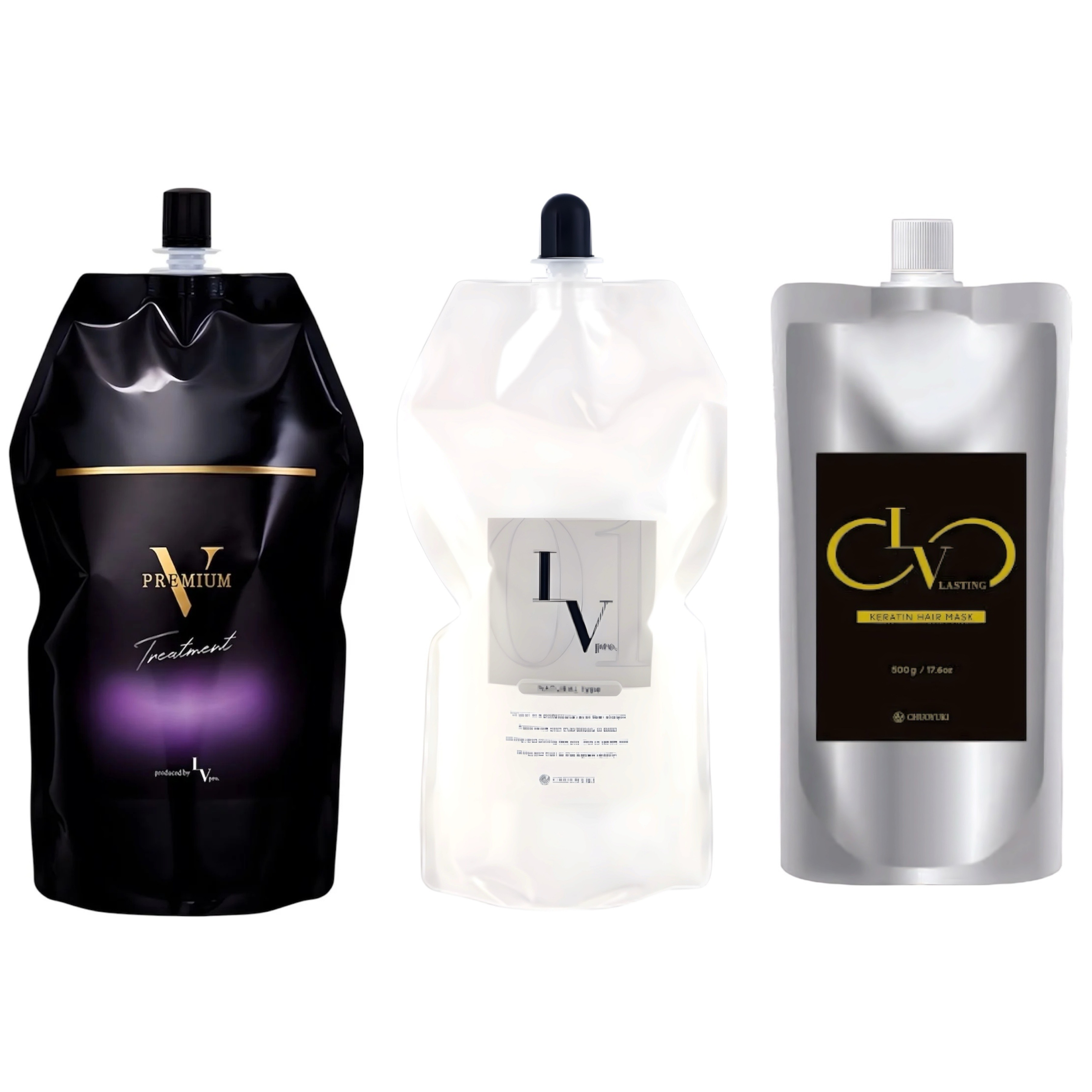 CHUOYUKI LV Pro Premium 水光鏡面順直護理套裝 900g+1000g+500g