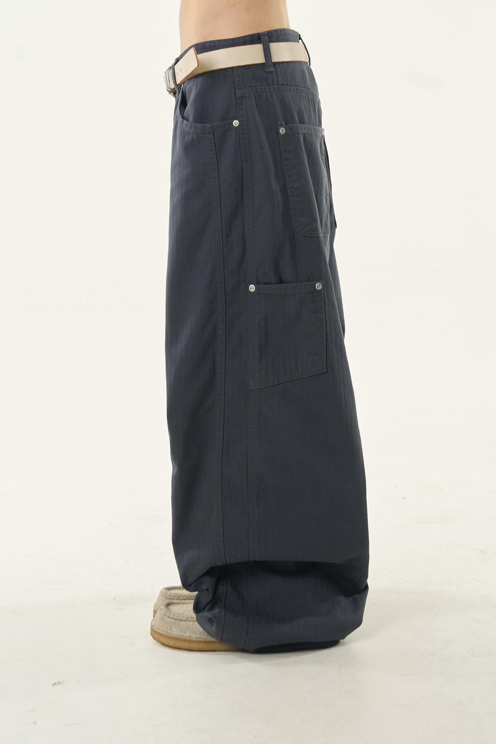 Pocket Wide Leg Cargo Pants