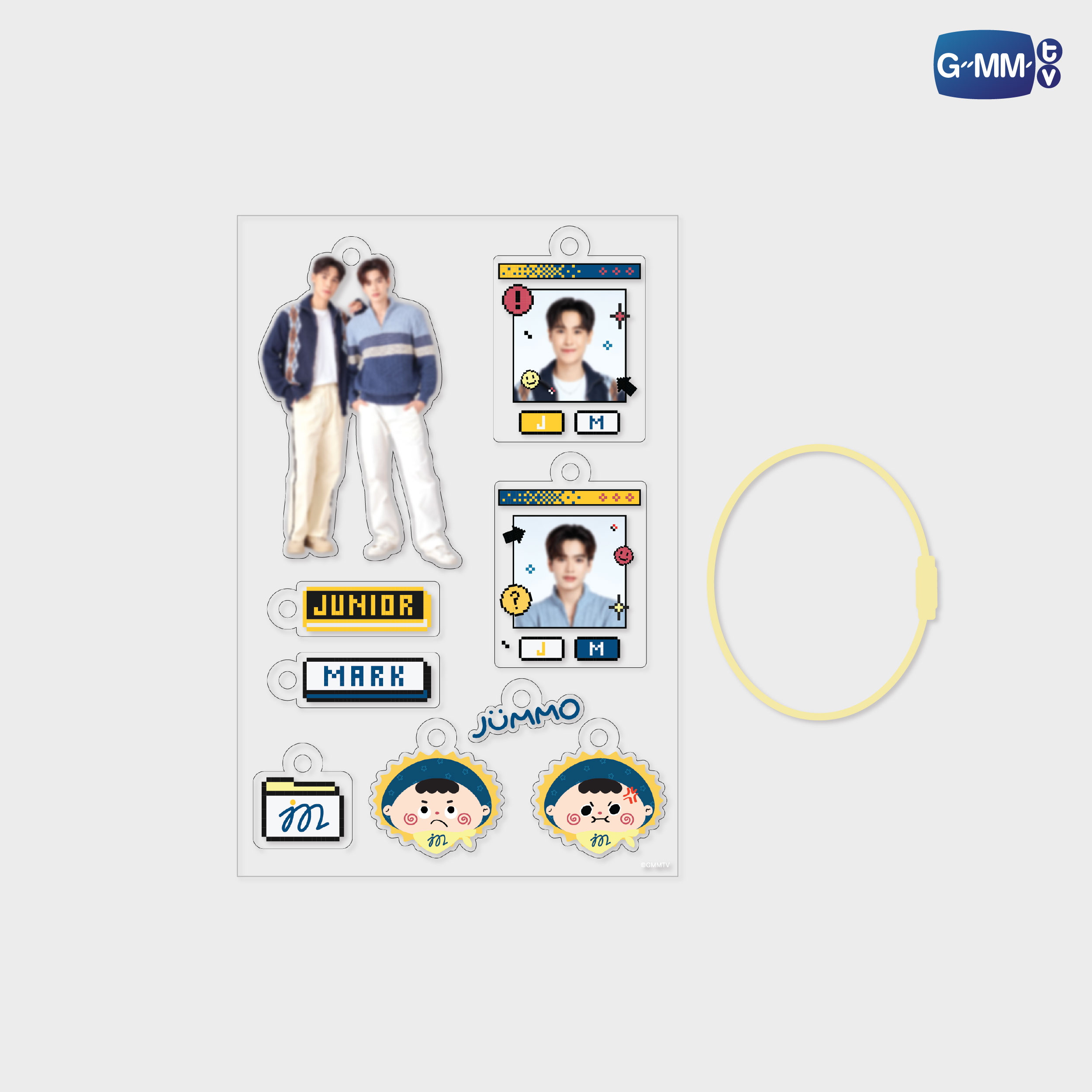 JUNIORMARK CUSTOMIZABLE ACRYLIC KEYCHAIN