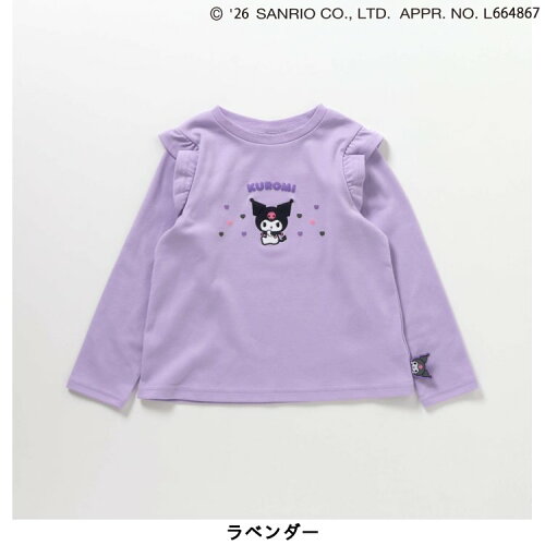 🆕【⭐訂購⭐】🇯🇵 日本直送 🌀#Sanrio 天鵝絨貼片荷葉邊 長袖tee［4款選］🌀[ELBA-0025][260213]