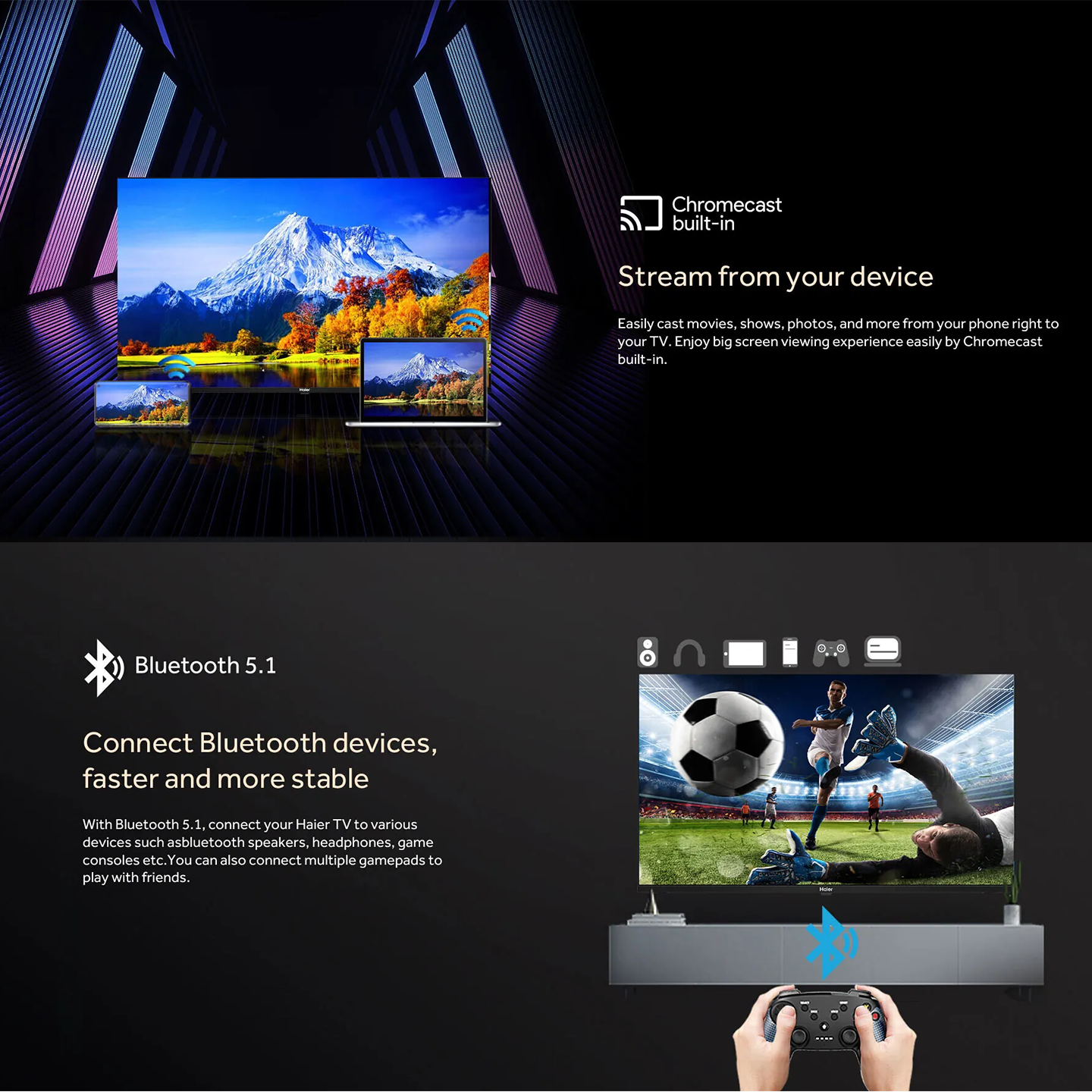 Haier 43" 4K Android TV (H43K800UG)