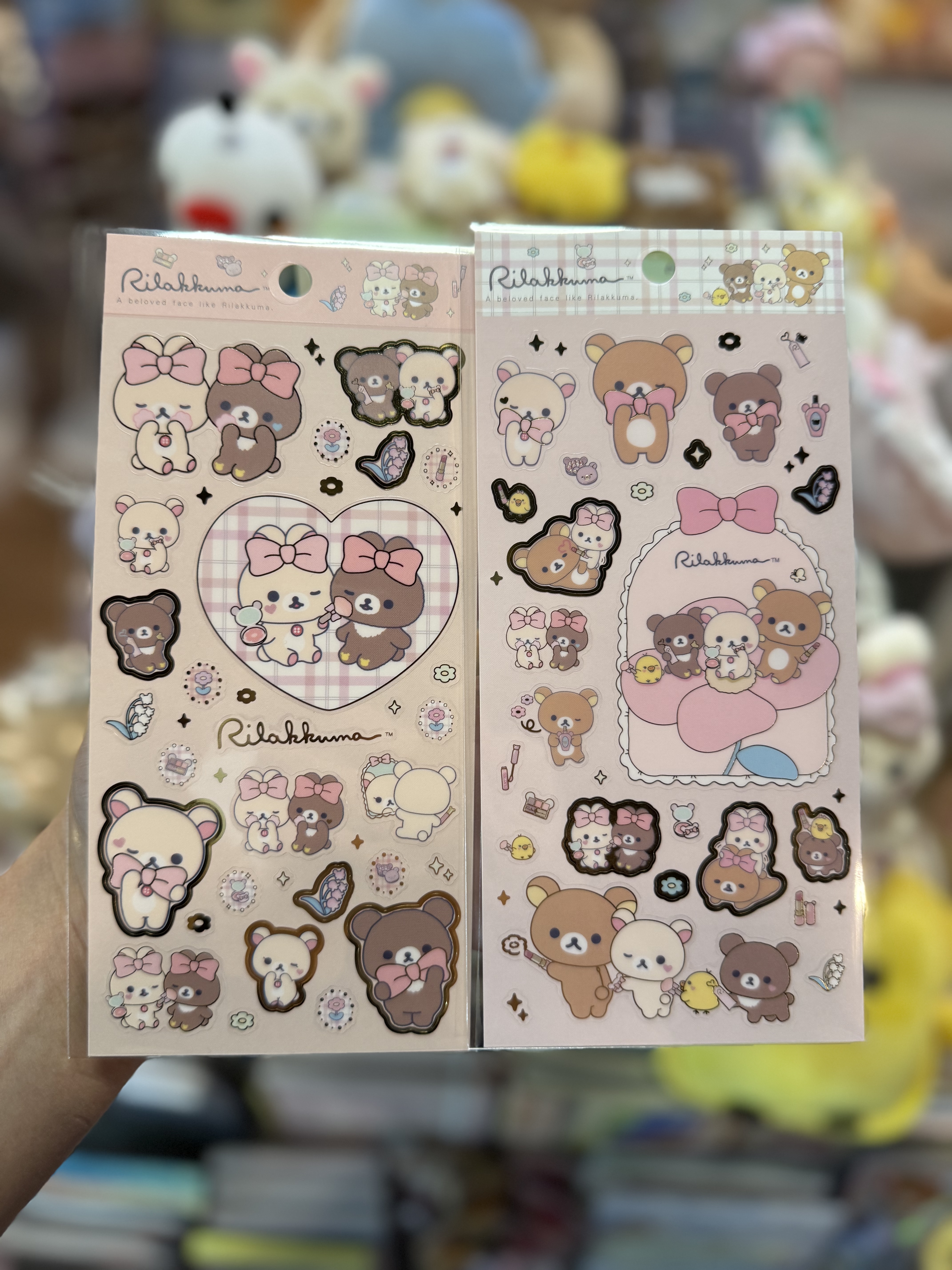 《現貨》全新RILAKKUMA化妝派對系列貼紙