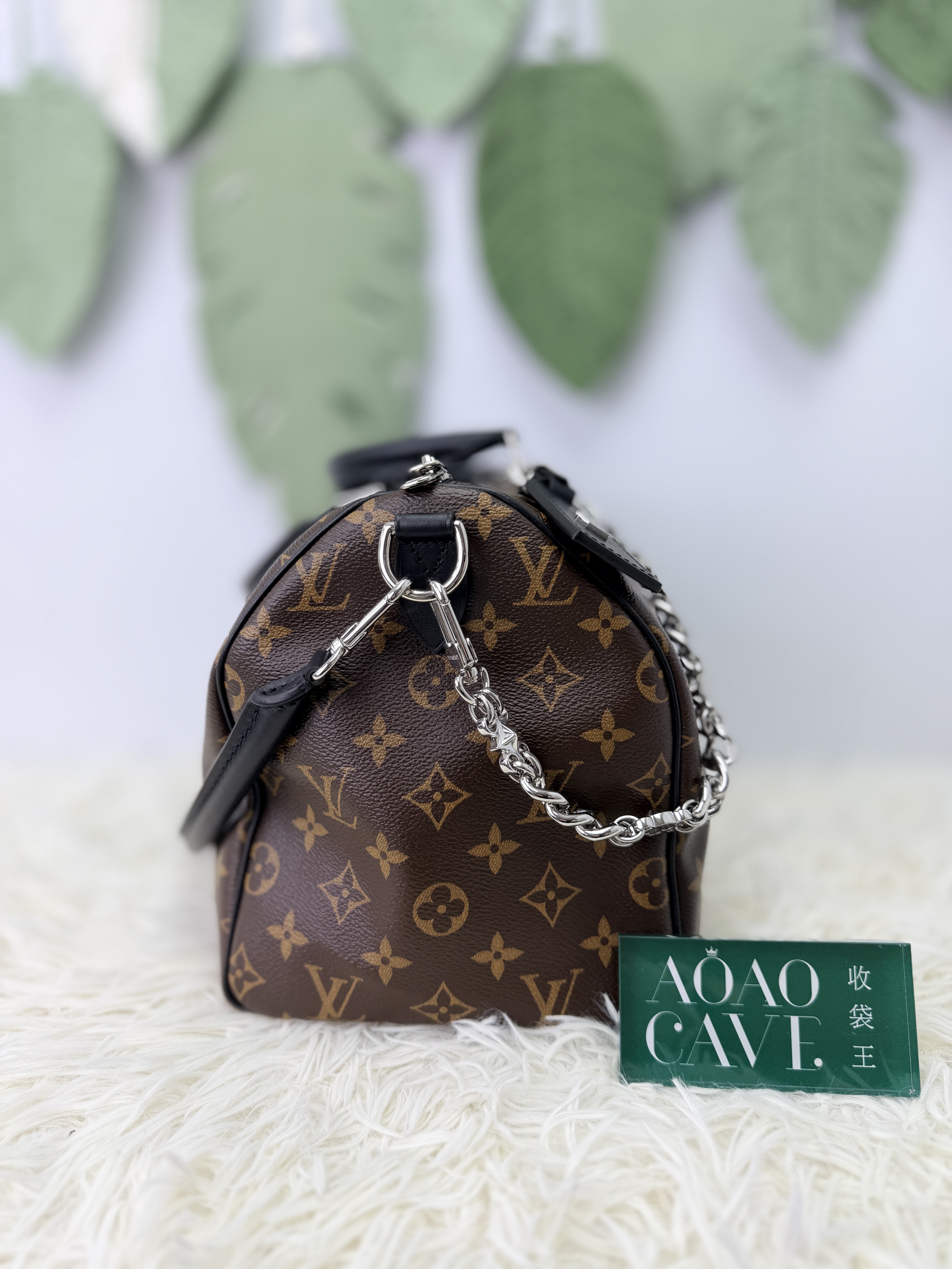 LV 🤍PRE OWNED 特別版 Speedy 30 老花旅行袋 晶片款 有塵袋有盒🤎