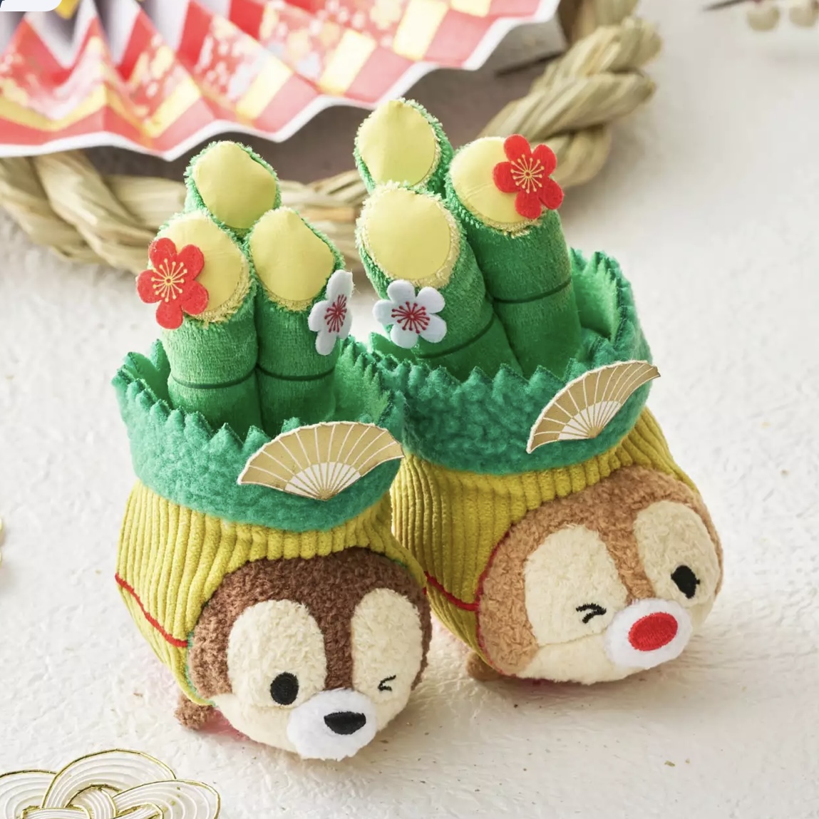 Disney Tsum Tsum Plush Toy Chip & Dale Mini New Year