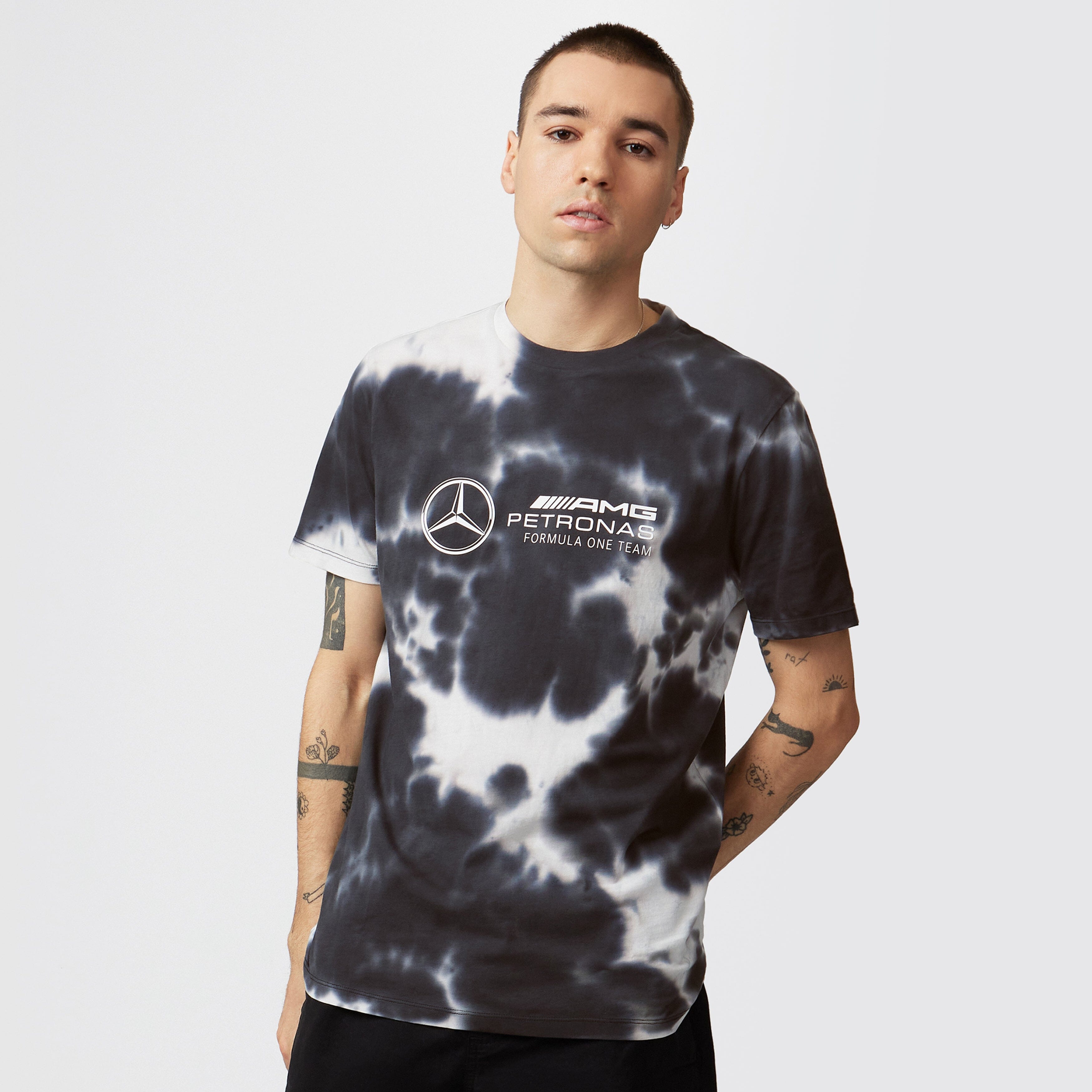 F1 Mercedes Benz 平治車隊 Tie-Dye T-Shirt