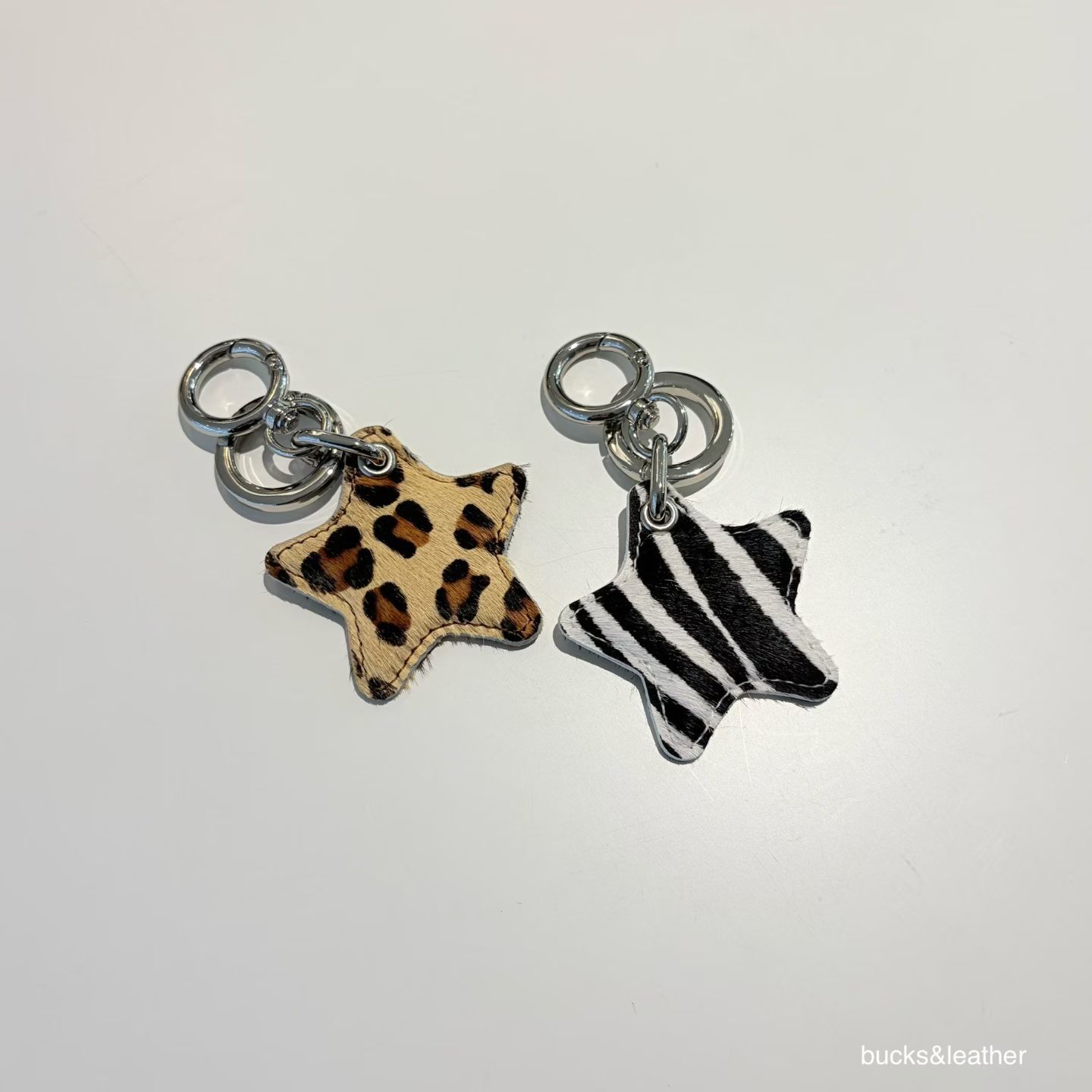 【26SS】 預訂_Star Keyring MiniBy Bucks & leather