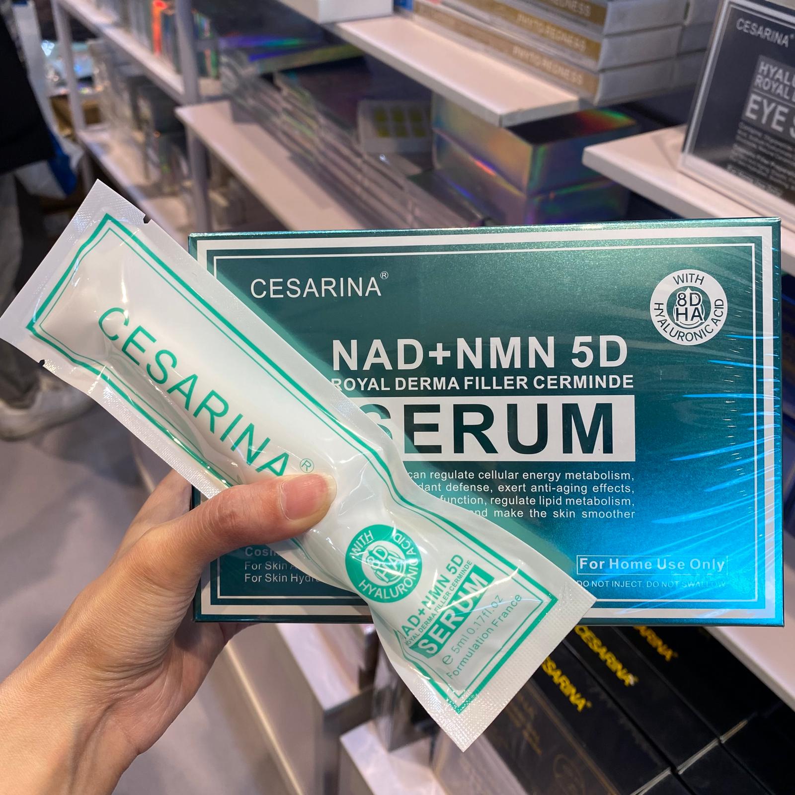 現貨 - CESARINA 8D NAD+屏障急救退紅修復精華 (一盒10支)每支5ml 獨立包裝