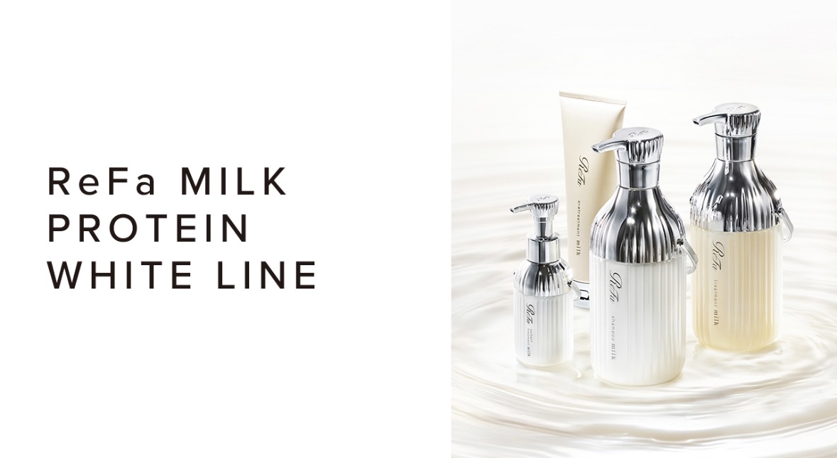 ReFa Milk Protein Shampoo White 天然牛奶蛋白洗髮水(受損修護系列) 500mL