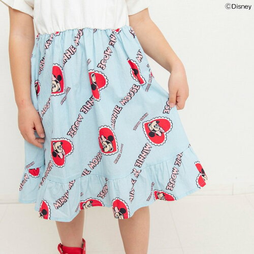 🆕【⭐訂購⭐】🌀 🇯🇵 日本直送🇯🇵 #Minnie 刺繡 拼布 荷葉邊下擺 連身裙［2款選］ 🌀[ELCA-0022][260324]