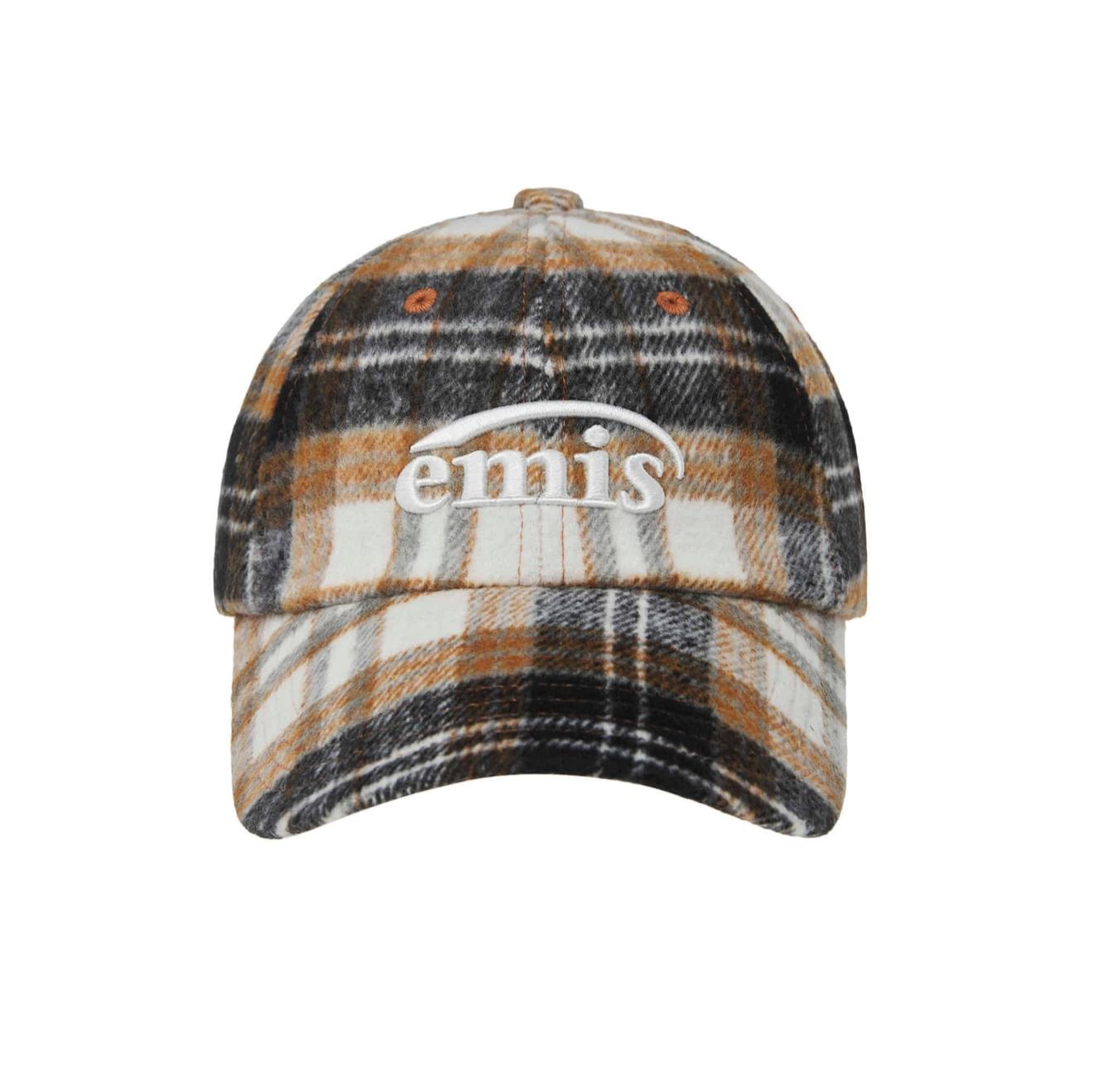韓國直送 EMIS Multi Color Check Ball Cap