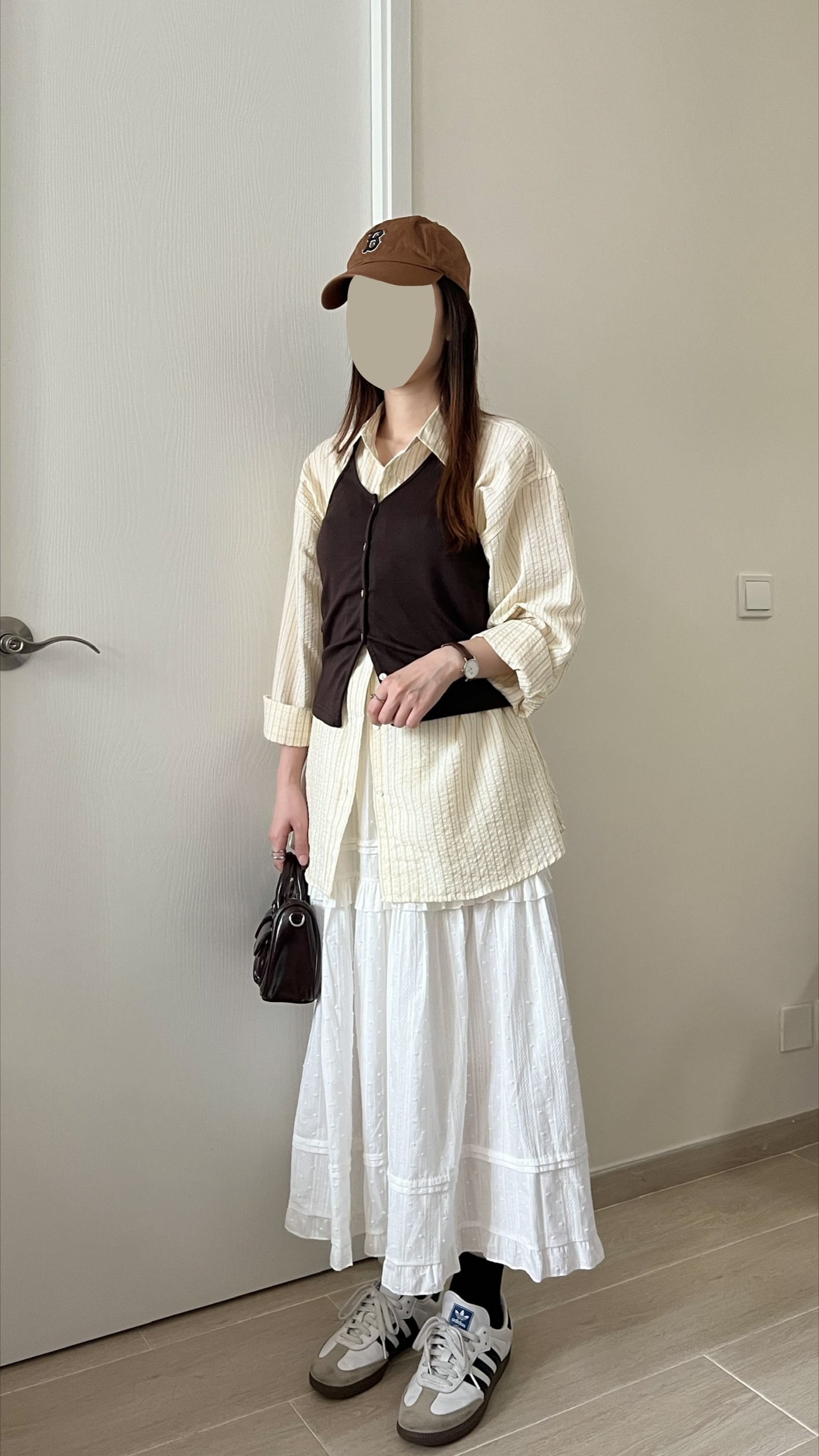 檸檬皺皺條紋恤衫 免熨