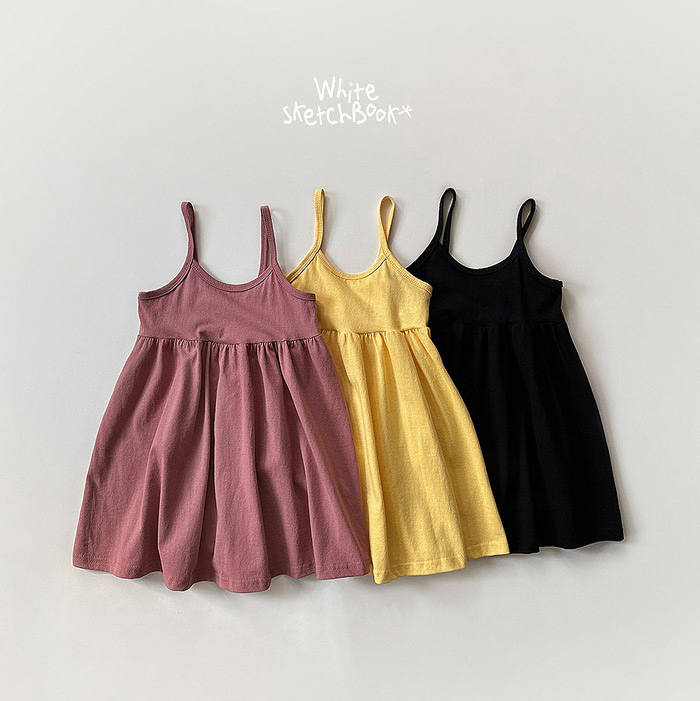 🇰🇷WhiteSketchBook吊帶裙