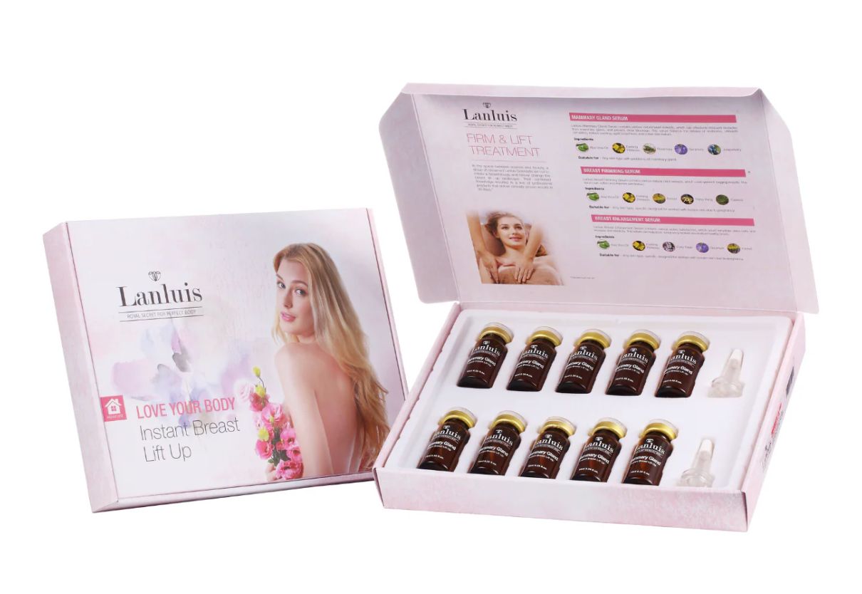 Lanluis 美胸魅力健乳精華 Mammary Gland (家用裝) 10ml*10枝：打造完美身形