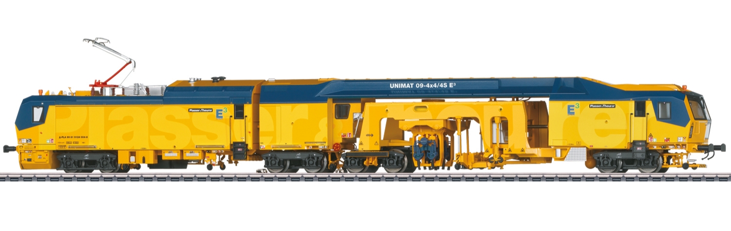 HO 1:87 Unimat 09-4x4/4S E3 Ballast Tamping Machine DCC sound and functional model
