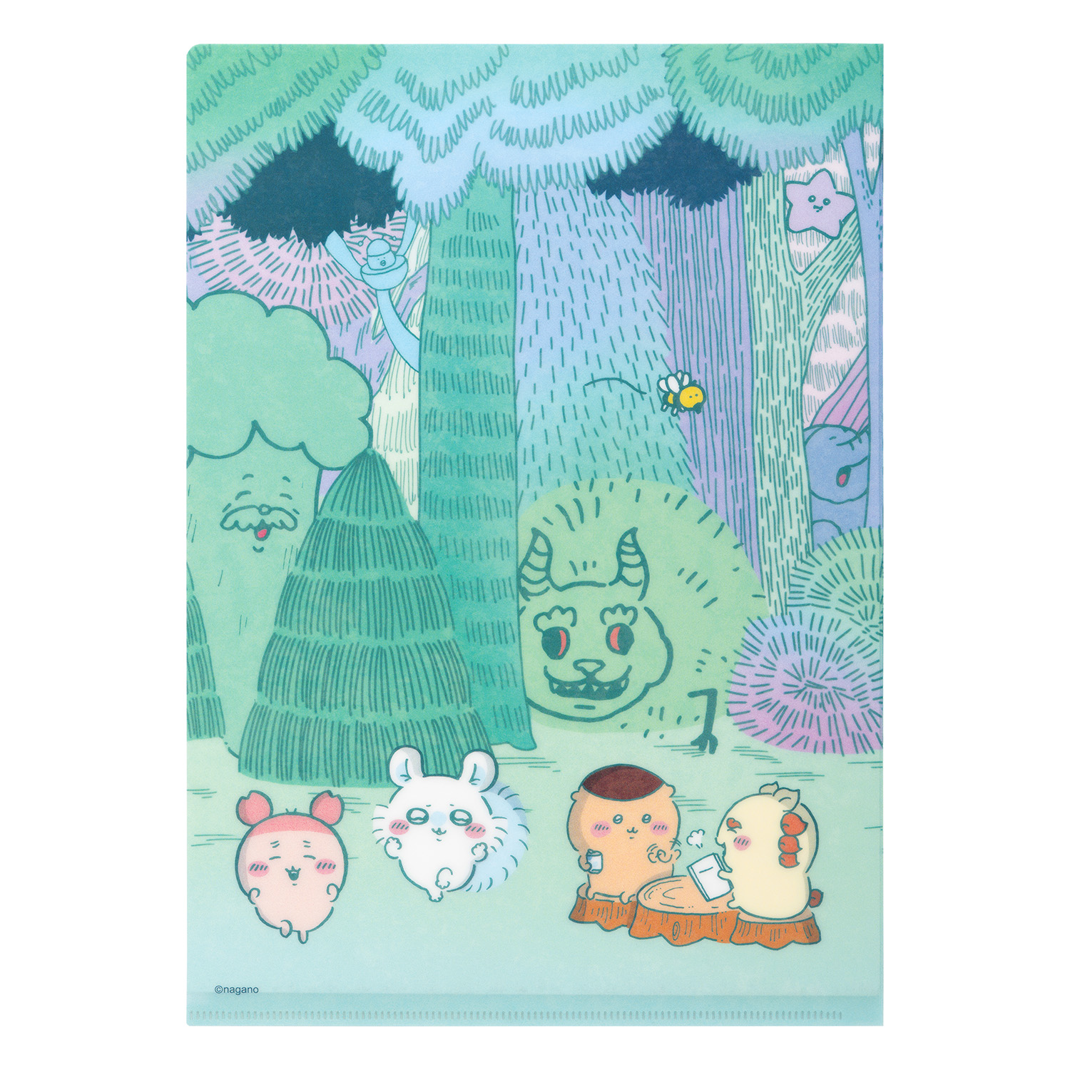 現貨｜Chiikawa Park ちいかわ 白天森林 日本製 A4 文件夾 Folder (370598)