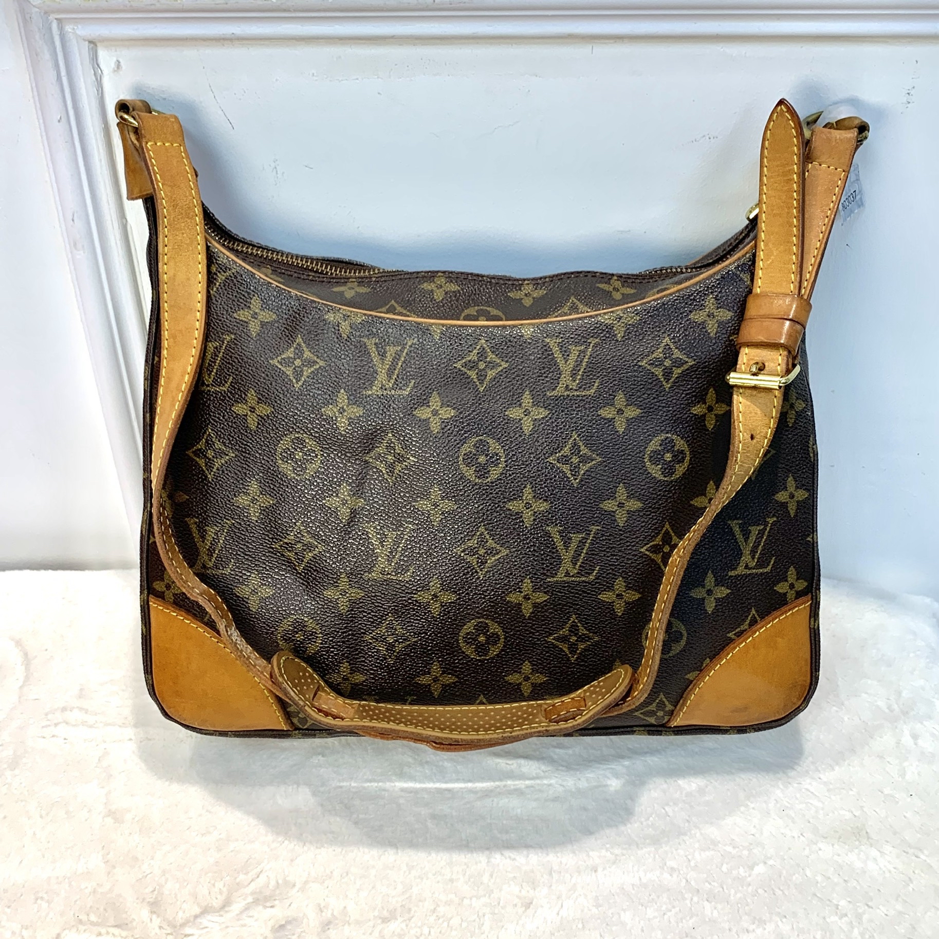 LV路易威登Louis Vuitton 牛角包小號中古包老花
