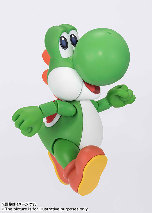 S.H.Figuarts 耀西 孖寶兄弟 可動SHF Yoshi Super Mario action figure（不包含孖寶兄弟人偶）