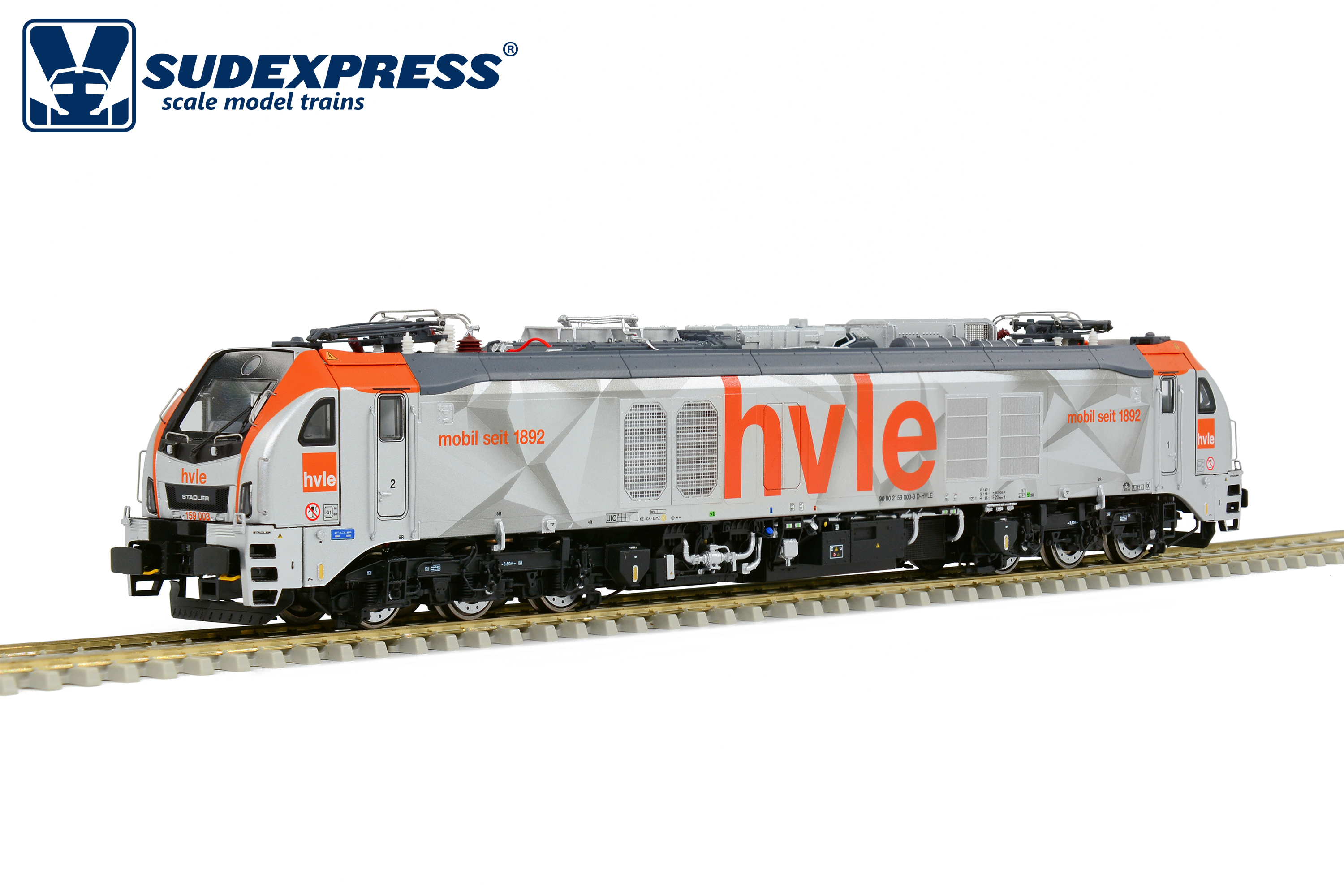 Sudexpress HO-scale Dual Mode Locomotive (DCC Digital Sound & Functional Pantographs)