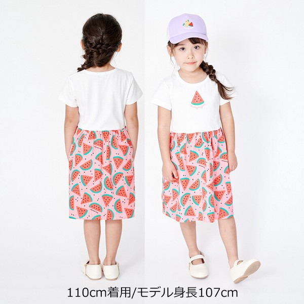 🆕【⭐訂購⭐】  日本直送🌀西瓜🍉 / 奇異果🥝泡泡紗夏日連身裙🌀[ELDA-0014][260502]