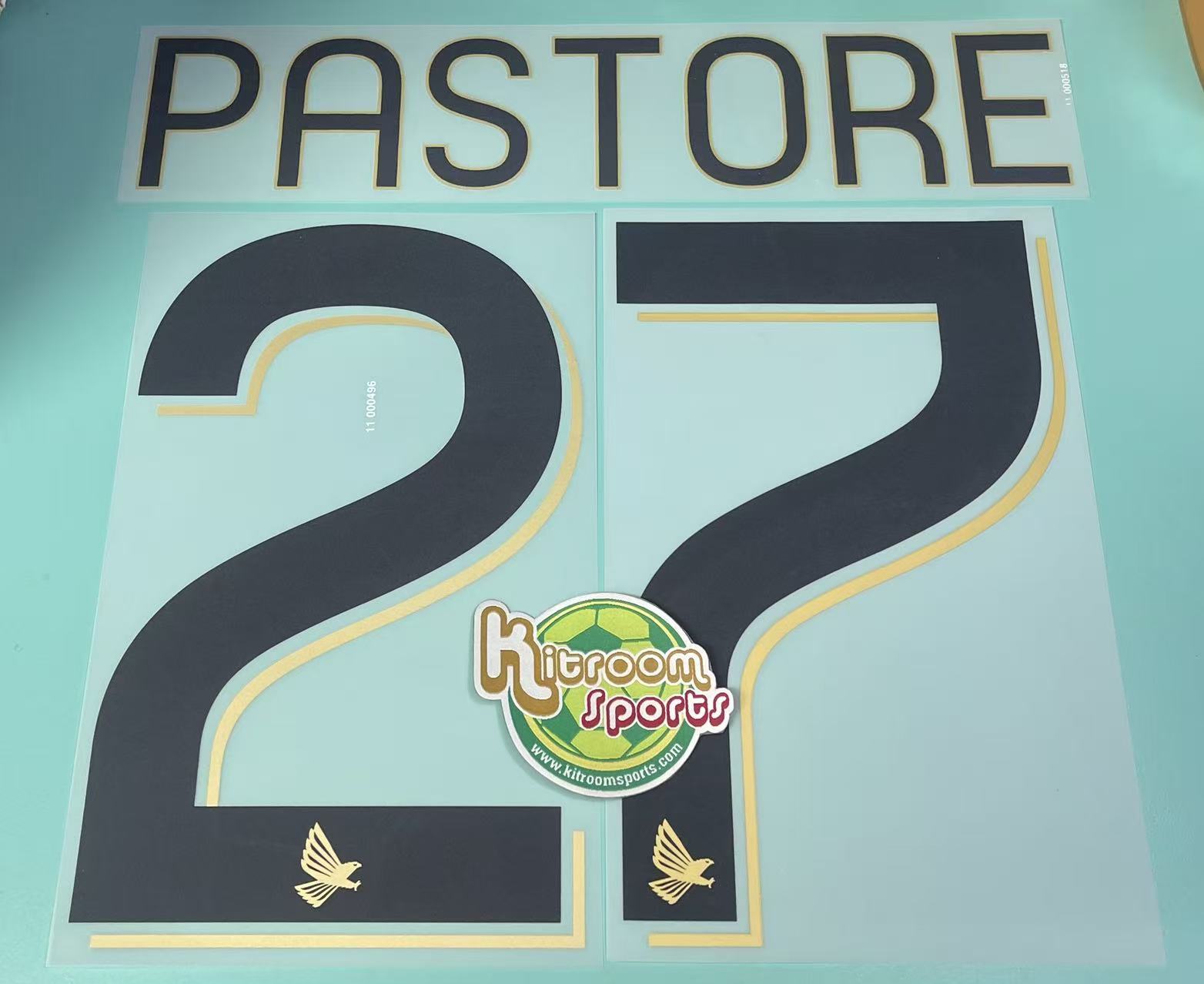 2010-11 Palermo Home Nameset #27 PASTORE
