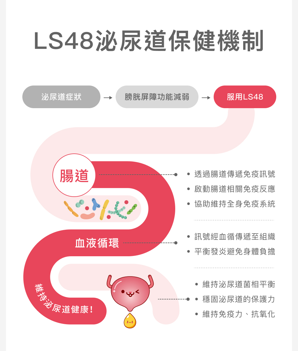 MOWOODS 蘑菇生技 | LS48泌尿道益生菌 500mg x 30粒
